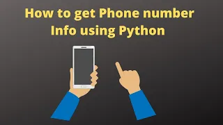 How to get Phone Number Info using Python