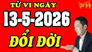 Tử Vi Hàng Ngày 13/5/2026 THẦN TÀI GỌI TÊN Cho Lộc, 5 Con Giáp Đổi Đời Nhanh Chóng