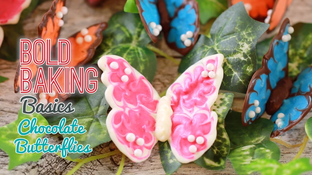 How to Make Chocolate Butterflies for Easy Cake Decorating - Gemma