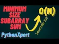 Minimum Size Subarray Sum Leetcode 209 Sliding Window PythonXpert LeetCode Problems