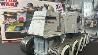 Hasbro star wars the clone wars clone turbo tank unboxing and assembly!!