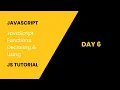 Understanding JavaScript Functions Basics to Advanced