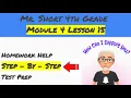 Module 4 Lesson 15 Eureka Math Homework Help 4th Grade