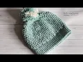 Mountain Ridge Beanie Crochet Pattern