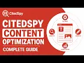 CitedSpy Content Optimization Complete Guide