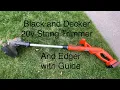 Black and Decker 20V MAX 10 inch Cordless Battery Powered String - Weed Eater