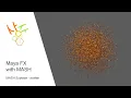 Maya FX with MASH - Explode scatter