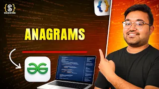 Check if two strings are anagrams Java plus DSA Placement FAANG