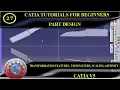 TRANSFORMATION FEATURES USER PATTERN SCALING AFFINITY PART DESIGN CATIA TUTORIAL