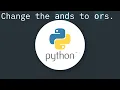 How to do while loops with multiple conditions