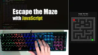 Build a Maze Game with JavaScript - Escape the Maze No Talking ASMR Coding