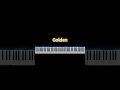 Download Lagu Golden - Piano Music Sheet (Chorus easy ver.)  #piano #pianocover #pianotutorial #golden