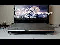 Sony RDR VX530 DVD Recorder and VHS Player Serial 6071037 - function check