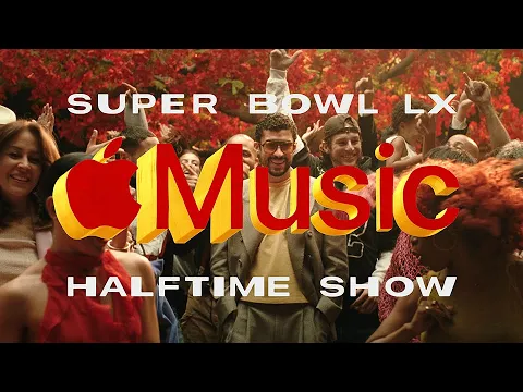 Video Thumbnail: Bad Bunny Takes the World’s Biggest Stage | Apple Music Super Bowl Halftime Show (Official Trailer)