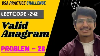 Valid Anagram Leetcode 242 Dynamic Programming Java Programming Manish Fully explained Java