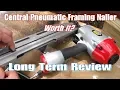 Central Pneumatic Framing Nailer - Long Term Review Harbor Freight