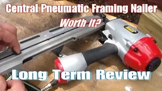 Central Pneumatic Framing Nailer - Long Term Review Harbor Freight