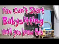 Fundamentals Of Babysitting - The Absolute Basics You need To Know Before You Start