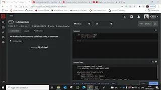 Python Codewars MakeUpperCase 8KYU