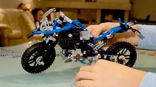 BMW R1200GS z klocków - klocki LEGO zestaw 42063 - recenzja i jak zbudowac HD