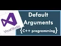 Default Arguments - C Programming