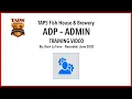 ADP Admin Training 06-2020