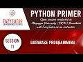 Python Primer - Session11 Database Programming