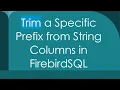 Trim a Specific Prefix from String Columns in FirebirdSQL
