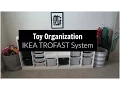 Toy Organization IKEA Trofast System