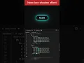CTA neon box shadow effect HTML CSS