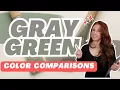 Comparing the Best Gray Green Undertone Paint Colors