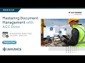 Mastering Document Management with ACC Docs
