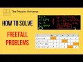 How to Solve Free Fall Problems - Physics