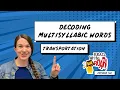 Decoding Words TRANSPORTATION Prefixes Suffixes and Root Words for Multisyllabic Words