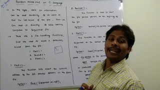 RANDOM ACCESS FILES IN C LANGUAGE