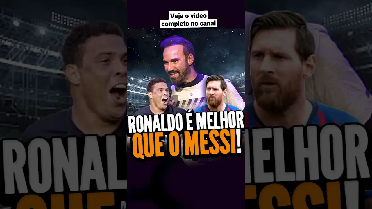 Ronaldo Fenômeno é melhor que o Messi!