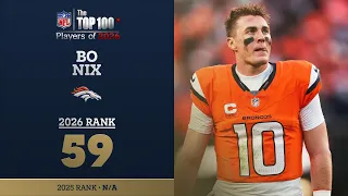 59 Bo Nix QB Broncos Top 100 Players of 2026