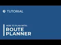 Route Planner Aqua Map Tutorial