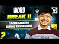 140 Word Break II Word Break 2 Dynamic Programming Backtracking