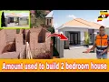 Amount used to build this modern 2 bedroom house in Uganda 2024