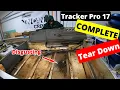 I Had To Tear This Boat Apart To Rebuild It Bass Tracker Pro 17 Rehab Project