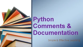 How to write comments in Python Python Comments Python Documentation