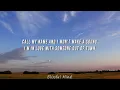Yuna - Someone Out Of Town (Lyrics)