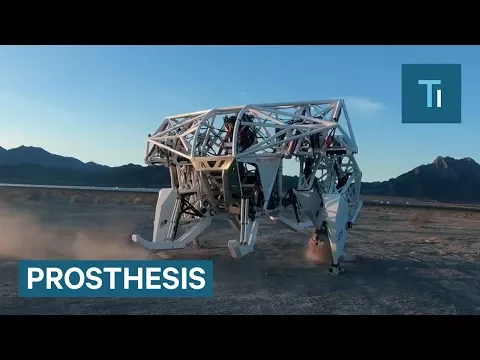 Canadian inventor creates a 4-ton, 200 hp electric exoskeleton that ...