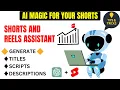 Elevate Your Shorts Master Titles Scripts Descriptions with AI
