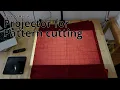 How to use a projector for sewing pattern cutting