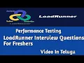Microfocus LoadRunner Interview Questions For Freshers