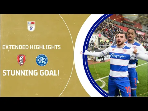 Download MP3 STUNNING GOAL! | Rotherham United v QPR extended highlights