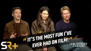 Glen Powell Jessica Henwick Topher Grace Reflect On How To Make A Killing s Deaths