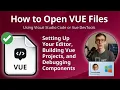 How to Open VUE Files Visual Studio Code or Vue DevTools